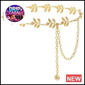 Metal Waist Chain Belt Adjustable Lobster Clasp Y2K Boho Chic Body Jewelry